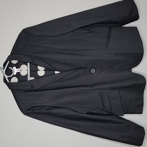 Chico's size 3 (US women's XL -16) black one button blazer